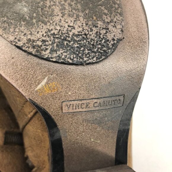 Vince Camuto brown Hayes Chunky leather ankle bootie 5.5 - Picture 11 of 15
